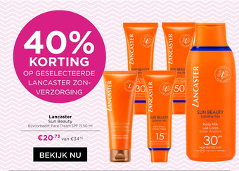 ICI Paris XL Lancaster Sun Beauty aanbieding