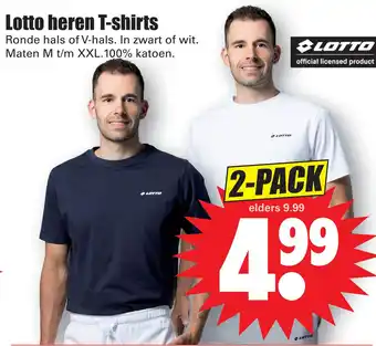 Dirk Lotto heren T-shirts aanbieding