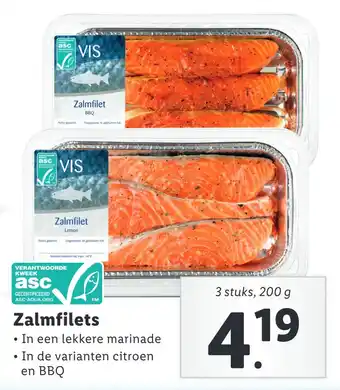 Lidl Zalmfilets aanbieding