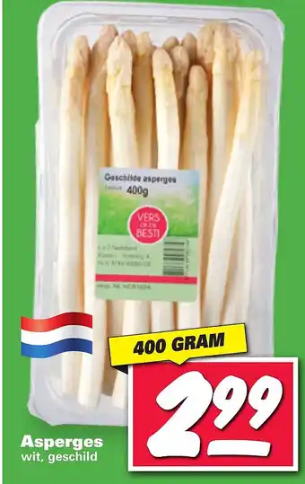 Nettorama Asperges aanbieding