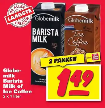 Nettorama Globemilk Barista Milk of Ice Coffee aanbieding