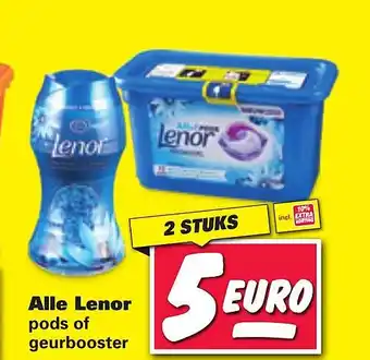 Nettorama Alle Lenor pods of geurbooster aanbieding