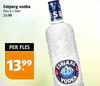 Poiesz Esbjærg vodka aanbieding