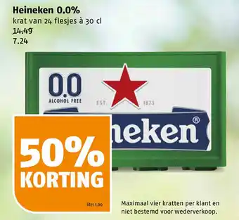 Poiesz Heineken 0.0% aanbieding