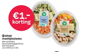 Spar SPAR maaltijdsalades aanbieding