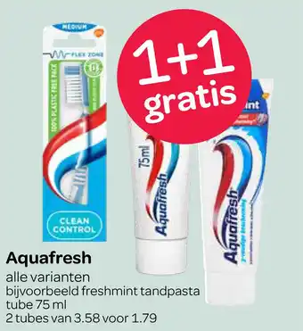 Spar Aquafresh aanbieding