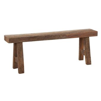 Leen Bakker Bank decoratief Ties - naturel - 40x110x24 cm aanbieding