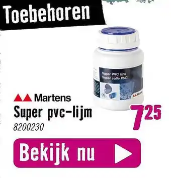 Hornbach Martens Super PVC-Lijm aanbieding