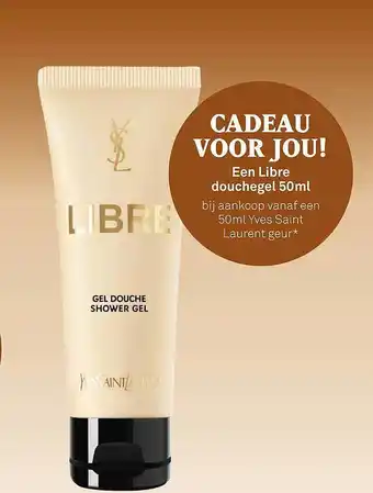 Mooi parfumerie Libre Douchegel 50ml aanbieding