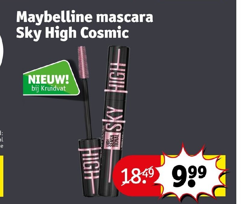 Maybelline mascara Sky High Cosmic aanbieding bij Kruidvat