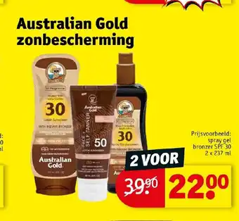 Kruidvat Australian Gold zonbescherming aanbieding