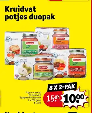 Kruidvat Potjes duopack 8 x 2-pak aanbieding