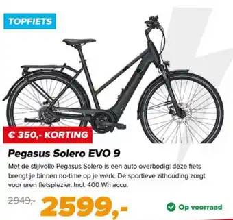 12GO Biking Pegasus Solero EVO 9 aanbieding