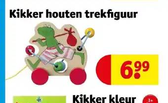 Kruidvat Kikker houten trekfiguur aanbieding