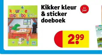 Kruidvat Kikker kleur & sticker doeboek aanbieding