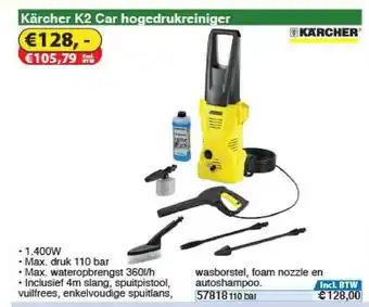 Toolstation Kärcher K2 Car Hogedrukreiniger aanbieding