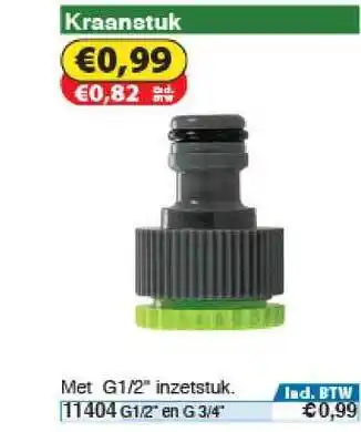 Toolstation Kraanstuk aanbieding