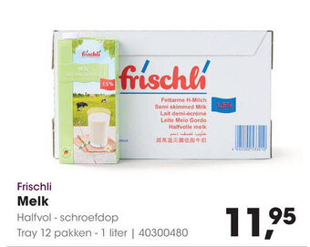 HANOS Frischli Melk aanbieding