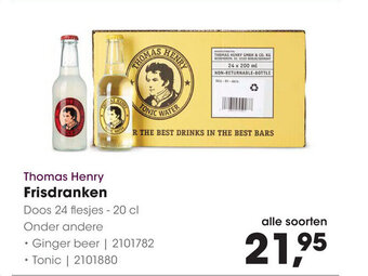 HANOS Thomas Henry Frisdranken aanbieding