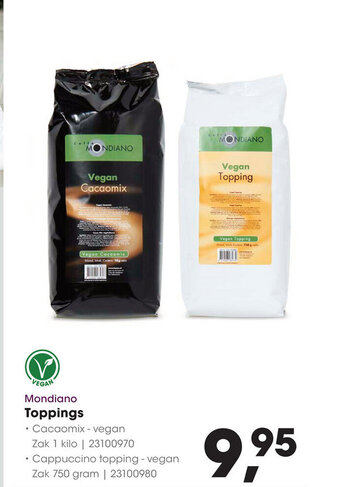 HANOS Mondiano Toppings aanbieding