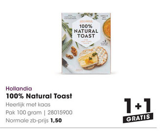HANOS Hollandia 100% Natural Toast aanbieding