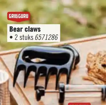 Hornbach Bear claws aanbieding