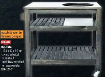 Hornbach bbq-tafel aanbieding