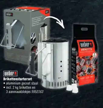 Hornbach weber Brikettenstarterset OF aanbieding