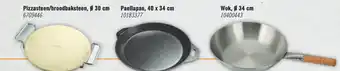 Hornbach Pizzasteen/broodbaksteen, Ø 30 cm 670040 Paellapan, 40 x 34 cm 1010 177 Wok, Ø 34 cm 104 2443 aanbieding