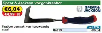 Toolstation Spear & Jackson Voegenkrabber aanbieding