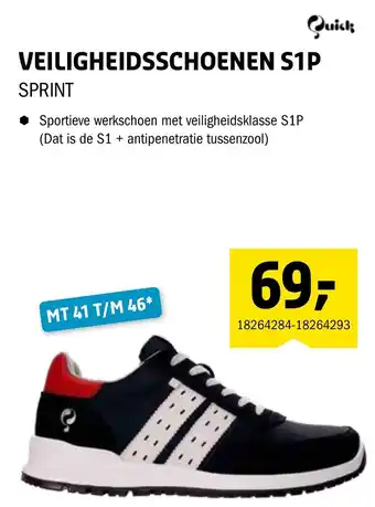 Isero Quick Veiligheidsschoenen S1P | SPRINT aanbieding