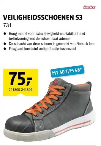 Isero Bickz Veiligheidsshoenen S3 | 731 aanbieding