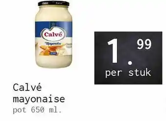 Naanhof Calvé Mayonaise aanbieding