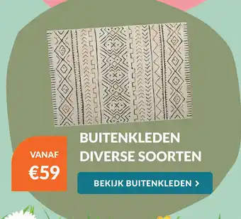 Van der Garde tuinmeubelen Buitenkleden Diverse Soorten aanbieding