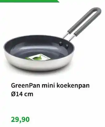 Marskramer Greenpan mini koekenpan 14 cm aanbieding