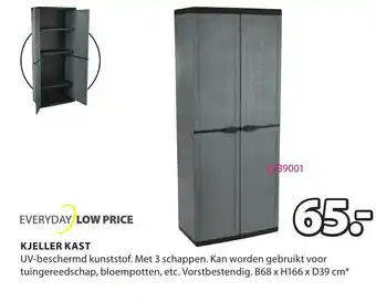 Jysk Kjeller Kast B68xH166xD39 cm aanbieding