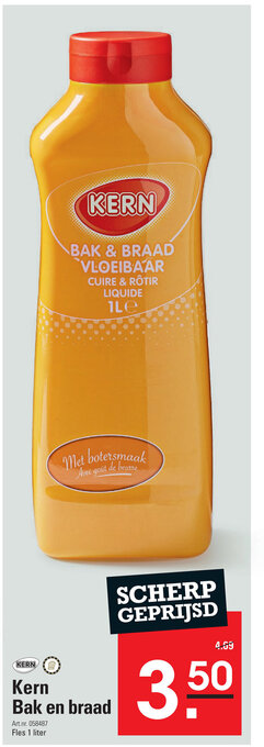De Kweker Kern Bak en braad 1 liter aanbieding