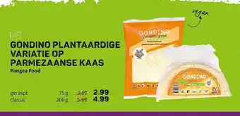 Ekoplaza Gondino Plantaardige Variatie Op Parmezaanse Kaas Pengea Food aanbieding