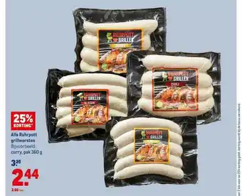 Makro Alle Ruhrpott Grillworsten aanbieding