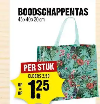 Dirck 3 Boodschappentas aanbieding