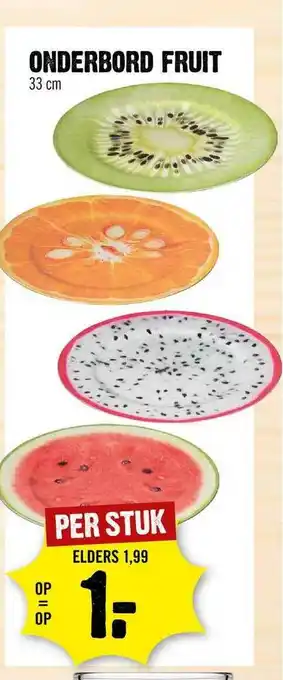 Dirck 3 Onderbord Fruit aanbieding