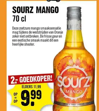 Dirck 3 Sourz Mango aanbieding