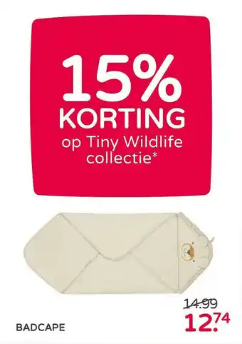 Prenatal Badcape 15% Korting aanbieding