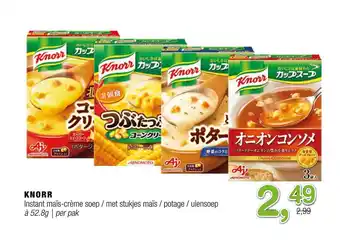 Amazing Oriëntal Knorr Instant Maïs-Crème Soep - Met Stukjes Maïs - Potage - Uiensoep aanbieding