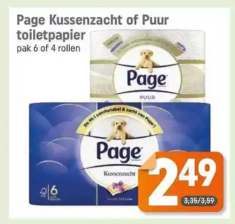 Dagwinkel Page Kussenzacht Or Puur Toiletpapier aanbieding