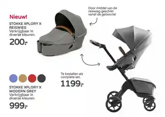 Prenatal Stokke Xplory X Reiswieg Of Stokke Xplory X Modern Grey Kinderwagen aanbieding