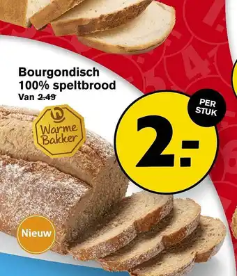 Hoogvliet Bourgondisch 100% Speltbrood aanbieding