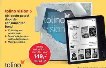 Libris Tolino Vision 5 aanbieding