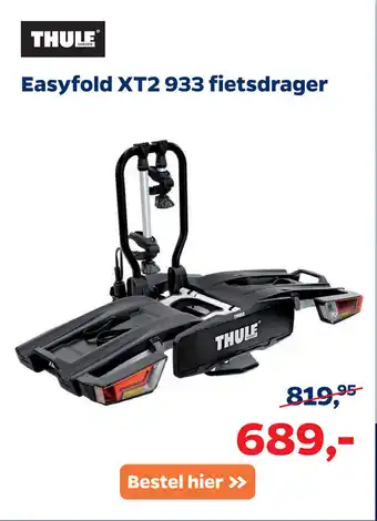 Bike Totaal Thule Easyfold XT2 933 fietsdrager aanbieding