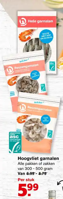 Hoogvliet Hoogvliet garnalen aanbieding